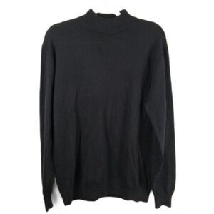 Wool Blend Turtleneck Pullover Sweater Linea Uomo Size M